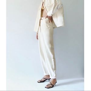 ZARA slouchy drawstring pants